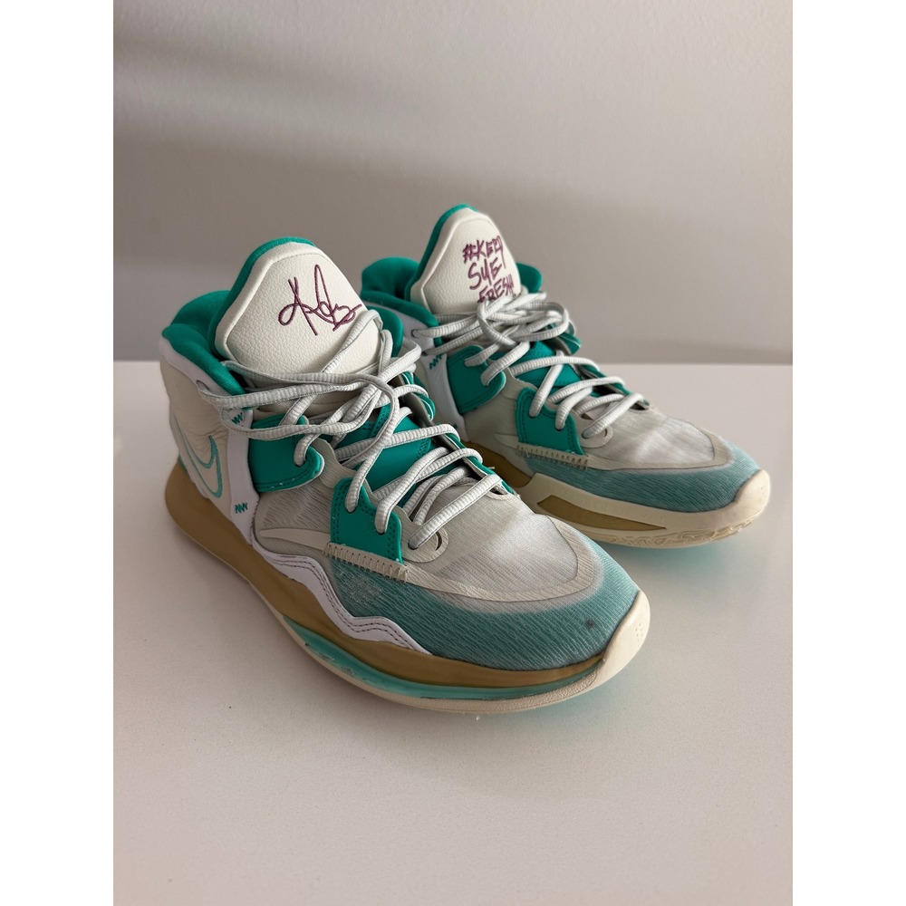 Nike Kyrie Infinity Mens 10 Teal White Keep Sue Fresh CZ0204-002